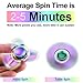 Fidget Spinner, Greatever K1 Rainbow Colorful EDC Tri Fidget Hand Spinning Toy Time Killer Stress Reducer High Speed Focus Toy Gifts Perfect for ADD, ADHD, Anxiety, Boredom and Autism Adult Kids
