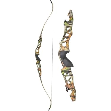 Arc Recurve 52' Pour Adultes, 40 Lbs, Noir, Kit De Chasse Et Tir à L'arc Complet