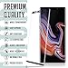 TAURI Screen Protector for Samsung Galaxy Note 9, Tempered Glass [Alignment Frame] [Case Friendly] 3D Curved Screen Protector - Black