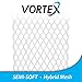 East Coast Dyes (1-Pack) ECD Lacrosse Vortex Mesh Semi-Soft White with 1 Performall Lanyard AB-Vortex-SS-WHT