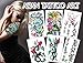 Asian Art Temporary Tattoos Package