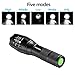 MAIKAIRUI Super Bright LED Flashlight Cree Xml T6 Handheld Torch with Charger Rechargeable 18650 Lithium Ion Battery 5 Modes Zoomable for Hiking Camping Cycling
