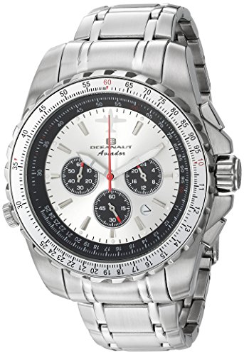 Oceanaut Men's 'Aviador Pilot' Quartz Stainless Steel Casual Watch, Color:Silver-Toned (Model: OC0110)
