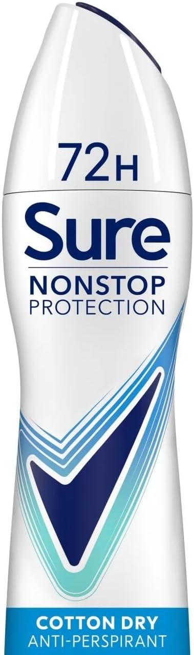 Sure Women Cotton Dry Antiperspirant Deodorant 72 Hour Protection 250ml