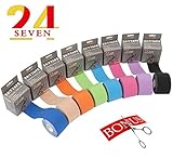 Kinesiology Tape 24/7 TAPE Therapeutic Taping for Shoulder, Ankle & More, Pain Relief，Injury Recovery，Muscle Support, Waterproof 2