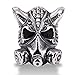 CICI TNASO Stainless Steel Skull Rings for Men Women, Titanium Skull Biker Ring with 5 Designs- Biomechan, Skull King, Gas mask, Goat Head, Steam Punk Style, Size 8-15
