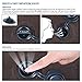 HIFORT 2 Pack Inflatable Foot Rest Pillow for Travel, Office ,Home,and Kids to Sleep on Long Airplanes Flights,with Sleep Mask and Noise Reduction Earplugs Included