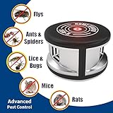 home guard indoor electronic plug in pest repeller ultrasonic pest control equipment with 360 degree multifunction pest control set and forget