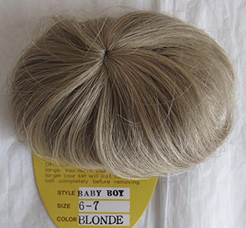 KEMPER Craft DOLL HAIR WIG Style BABY BOY Fits SIZE 6" - 7" Color BLONDE D Modacrylic JAPAN Fiber (Made in Korea)