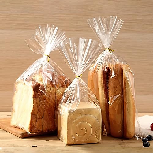 Homemade Bread Cellophane Bags For Bread Loaves Bread Bag 65 Pcs S