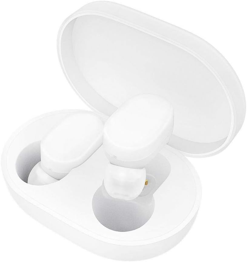 OLLIVAN Compatible for Xiaomi TWS AirDots, Bluetooth 5.0 Wireless Headphones 300mAh Charging Box True Stereo Sound Mini Wireless Earbuds IPX4 Sweatproof Bluetooth Earphones with Mic Control AI