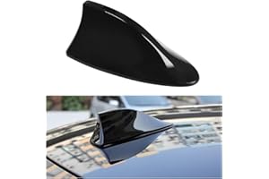 Shark Fin Antenna Cover for Car, Automotive Top Roof Aerials AM/FM Radio Signal Base, Vehicle Shark Fin Shape Cover with Adhe