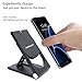 Wireless Charger, AXELECT Wireless Charging Stand Pad Charge for Samsung Galaxy Note 8 S8 Plus S7 Edge S7 S6 Edge Plus Note 5, Apple iPhone X iPhone 8 iPhone 8 Plus, (AC Adapter Not Included) (Black)
