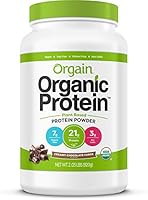 Orgain Organic Plant Based Protein Powder, Creamy Chocolate Fudge, 2.03 Pound, Packaging May Vary