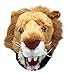 Furry Lion Animal Hat, Realistic Plush Costume Headwear, 1 Size