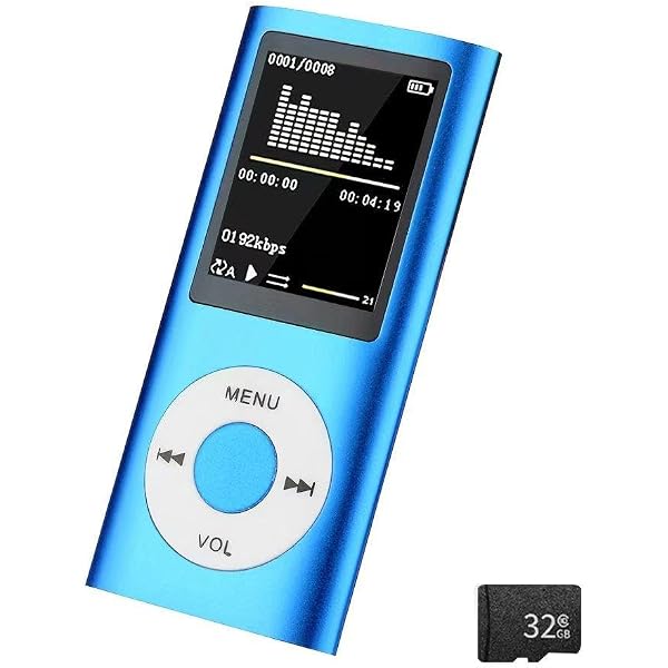 Intenso Music Walker MP3 Player 64GB Con Display LCD, Slot MicroSD, USB 2.0, Batteria AAA E Cuffie - Lettore Portatile Nero