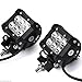 2x Avec brand 18w Cree Spot light led work light bars pods bottom mount