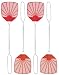 Ram-Pro 16" Long Assorted Color Durable Fly Swatter with Wire Handle (2 Pack)
