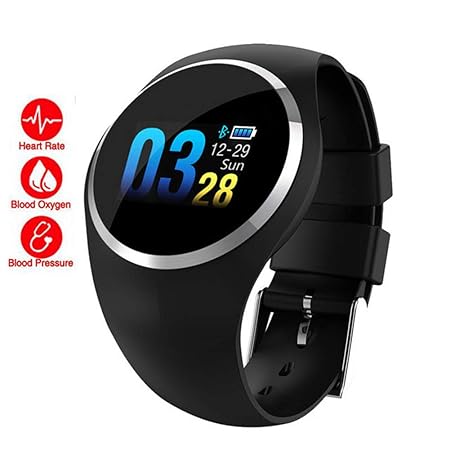 QLPP Bluetooth Lady Smart Watch Monitor de Ritmo cardíaco ...
