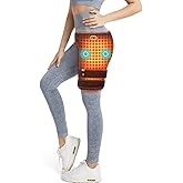 Heated Hip Joint Bracket with Adjustable Electric Hip Massager, Thigh Heating Pad, Hip Joint Support for Relieving Sciatica (Black)