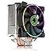CPU Cooler, 120mm Addressable RGB PWM Fan with 4 Copper Heatpipes, GAMEMAX GAMMA-500-RAINBOW