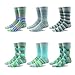 Odor Resistant Men Dress Crew Socks Cute for Men -Funky Colors Novelty Style Pattered