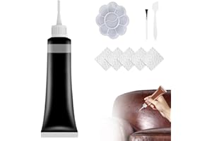 JUDUNA Advanced Leather Repair Gel, 2024 New Leather Repair Kit for Car Seat Vinyl Repair Kit, Leather Repair Kit for Car Seat Multifunctional Couch and Jacket Repair Kit (Black)