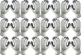 Atlas Showa - Therma-Fit 10-Gauge Insulated Seamless Liner Work Gloves with Natural Rubber Latex Coating - Grey, Medium, 12-Pair - 451
