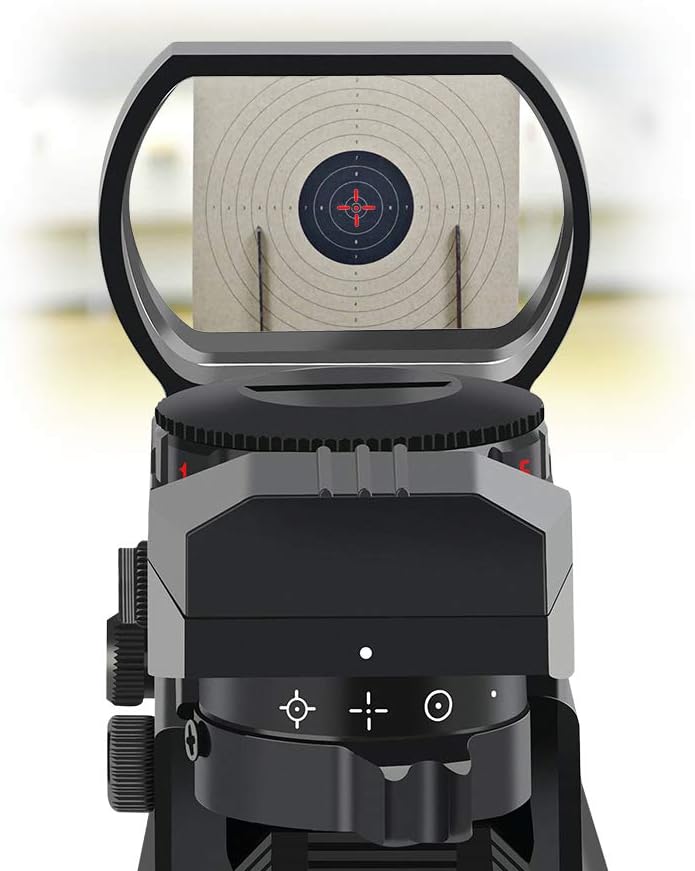 Feyachi Reflex Sight - Adjustable Reticle (4 Styles) Both Red and Green in one Sight! : Sports & Outdoors
