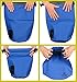 The Friendly Swede (2 Pack) Dry Bags, Compact and Lightweight 5+10L Bags in Water Resistant 500D PVC Tarpaulin (Blue + Yellow / 5+10L)