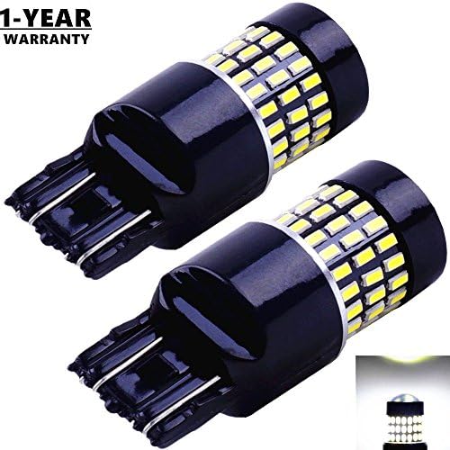 Cargo LED 7440 7441 7443 7444 992 W21W LED Bulb Super Bright 78 EX 3014 Chipsets LED with Projector Lens Replacement Bulbs For Back Up Reverse Light Break Night 12v-24v Xenon White (Pack of 2)