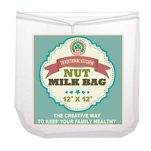Traditional kitchen nut milk bag - strainer & chees…