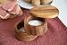 Ironwood Gourmet 28577 Himalayan Double Swivel Salt Cellar, Acacia Wood