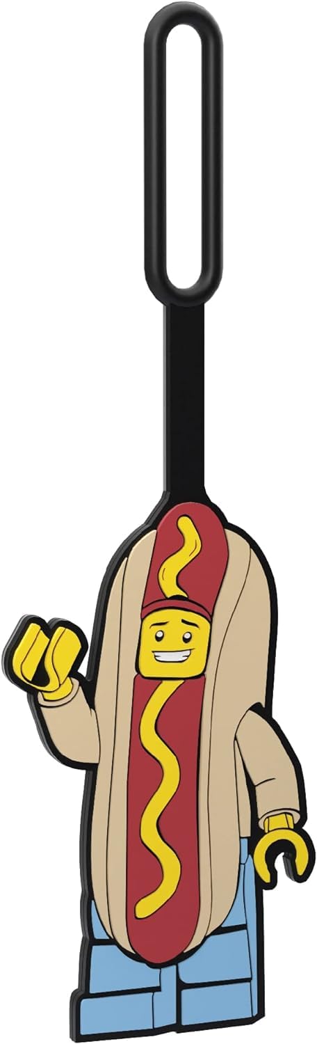 LEGO Classic Hot Dog Man Silicone Bag Tag (52615)