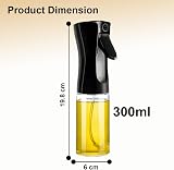 ActivoTex Olive Oil Mister 300ml - Portable Oil Sprayer for Cooking view 2