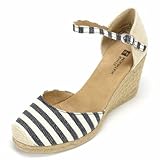 White Mountain ‘Mamba’ Women’s Sandal, Navy – 9.5M, Shoes Direct