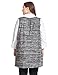 Chicwe Women's Melange Knit Plus Size Cardigan Style Vest with Pockets US14-32