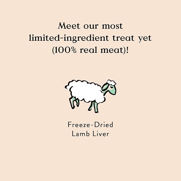 BOCCE’S BAKERY FREEZE DRIED LAMB LIVER TREATS FOR DOGS – ALL-NATURAL, FREEZE-DRIED TREATS MADE WITH ONE INGREDIENT, MADE IN THE USA, 3 OZ