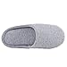 Ofoot Women's Cotton Memory Foam Washable Anti-slip Indoor Slippers