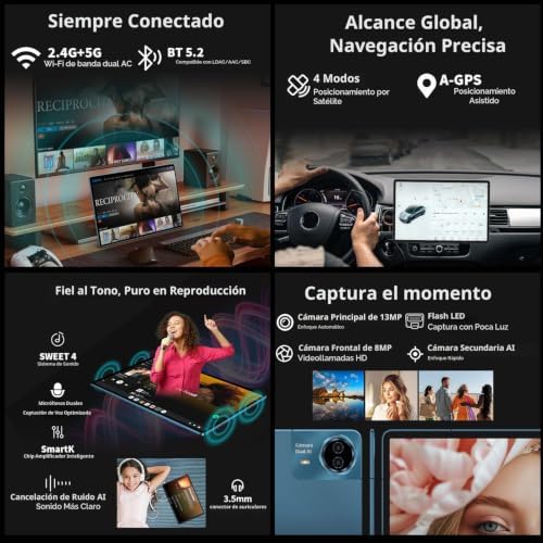 T70 Tablet 14 polegadas 2,2K Helio G100 2,2GHz Octa-Core, 10000mAh