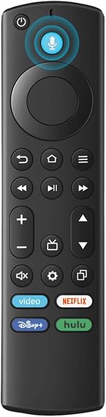 ORQRQO Replacement Remote for All Fire Series, TV Stick (HD, 4K, 4K Max, Lite), TV Cube and Omni, Insignia, Toshiba, Smart TV