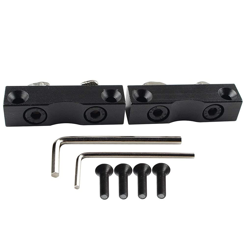 DollaTek 2Pcs 3D Printer Z Axis Stepper Fixed Aluminum Alloy Block Motor Mount Rack for E3 CR-10 Series