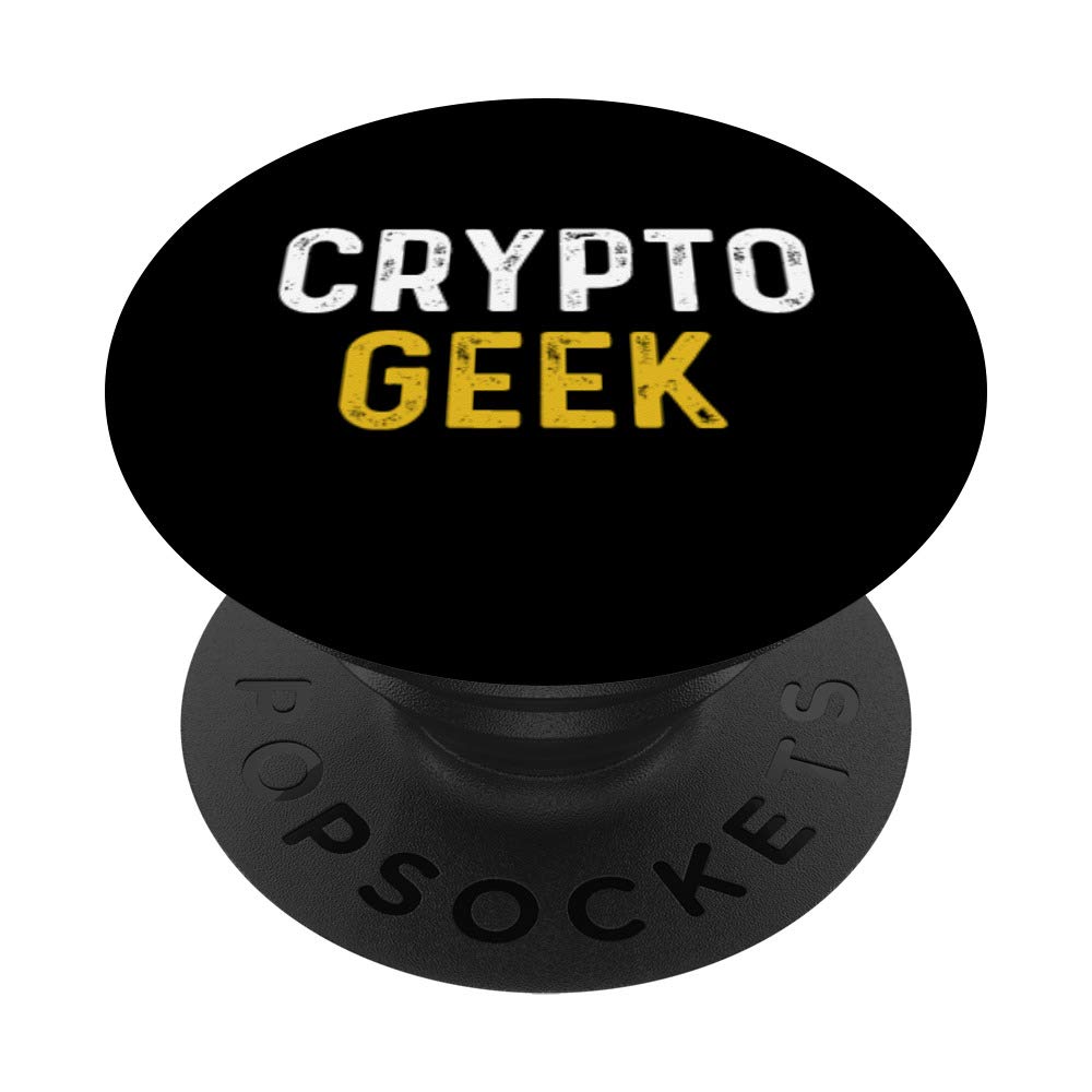 Cryptocurrency Trader Investor Blockchain Developer Gift PopSockets Grip and Stand for Phones and Tablets