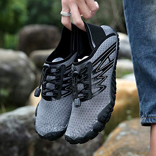 SMALLE ◕‿◕ Aqua Water Shoes for Women Men, Mens Womens Aqua Beach Water Shoes Quick Dry Barefoot Pool Running Diving Swim