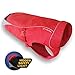 Kurgo North Country Dog Coat, Dog Winter Jacket, Waterproof Dog Jacket, Dog Snow Jacket and Windproof Dog Coat, Reflective Dog Fleece (Red, Medium)