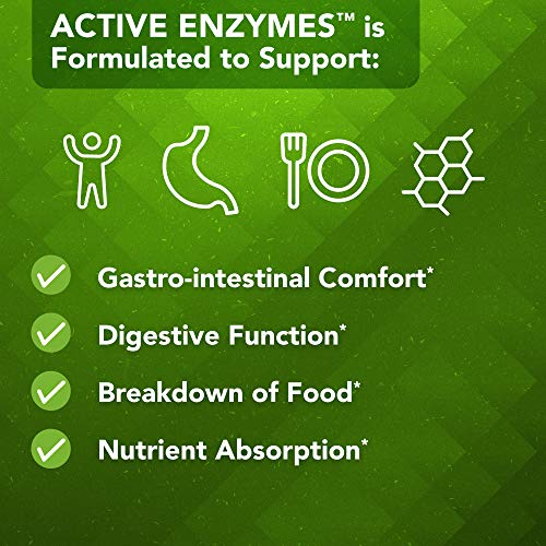 Vital Plan Active Enzymes Supplement by Dr. Bill Rawls Digestive Enzymes for Gut Health