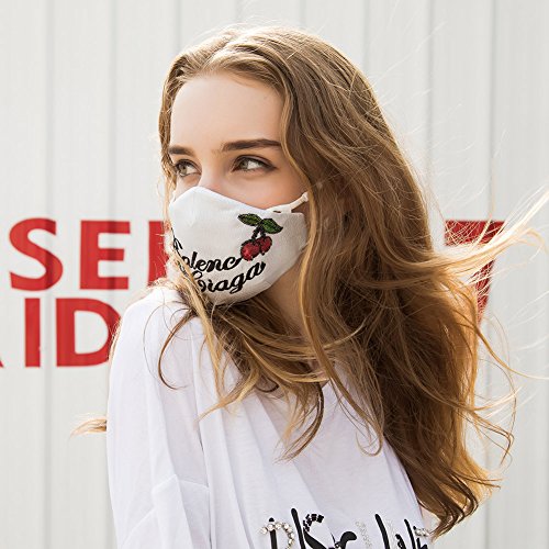 Mehow Mask Buy MeHow Silicon Rubber Mouth Women Embroidery Cherry Pattern PM2.5 ...