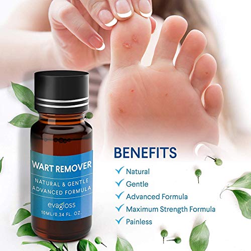 Evagloss Wart Remover Liquid Maximum Strength Painlessly Removes