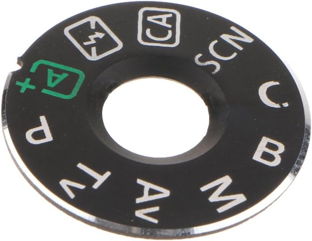 perfk Camera Dial Mode Plate Interface Cap Button Kit Repair Part for Canon EOS 70D