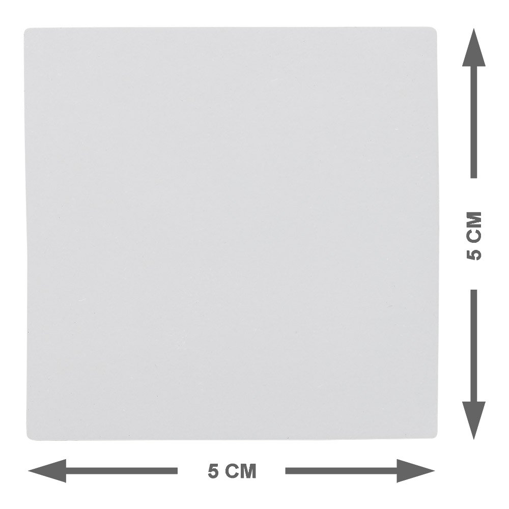 25 Magnetic Sticky Notes 2 x 2 Inch - Grey - Dry Erase